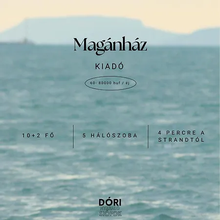 Hébergement de vacances Dori - Siofok, Aranypart Siófok